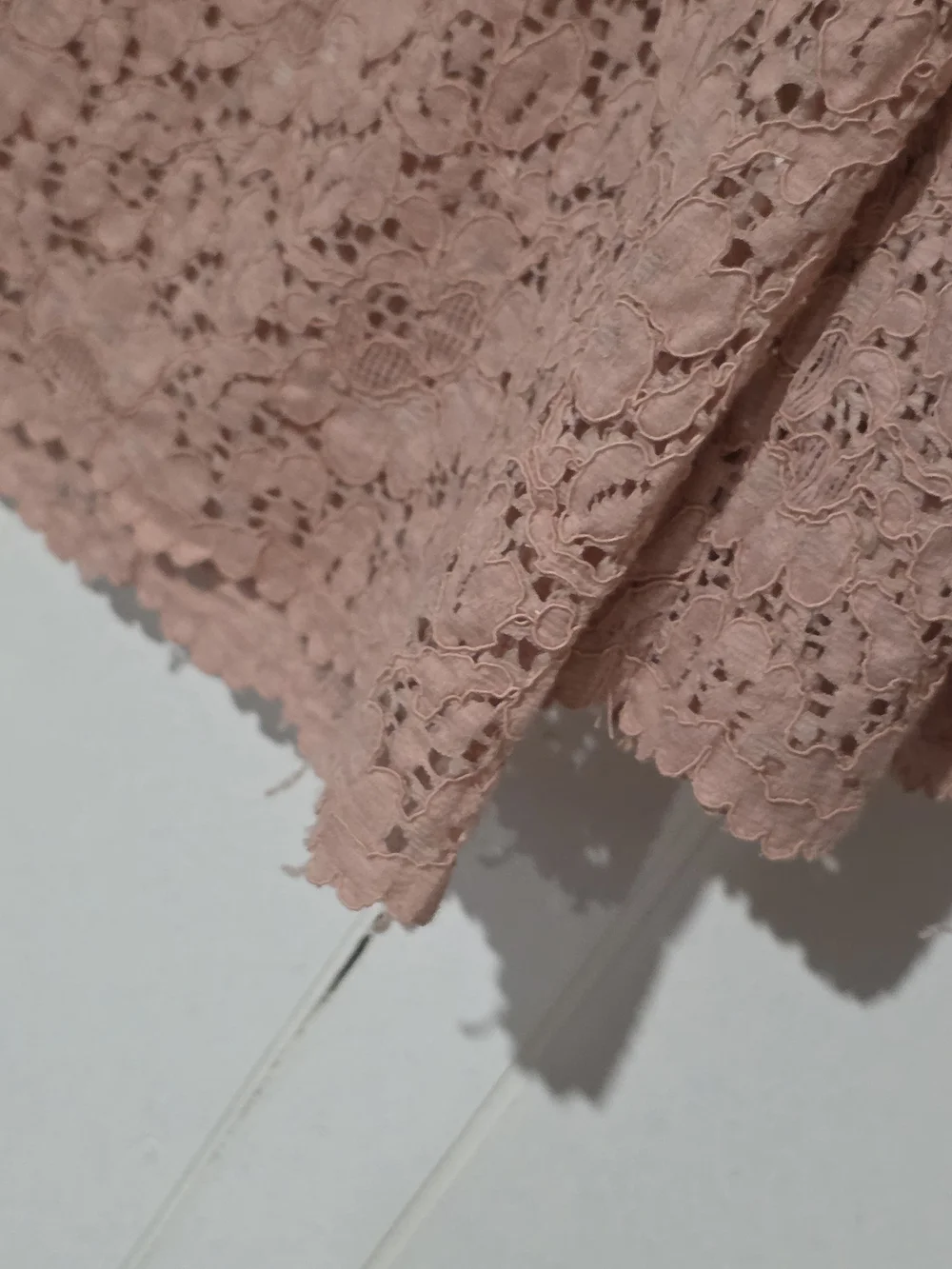Zara Pink Lace Bell-Sleeve Blouse - Picture 4 of 7